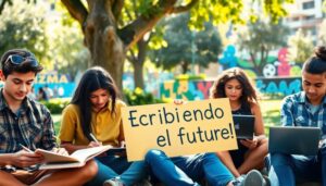 Jovenes escribiendo el futuro requisitos